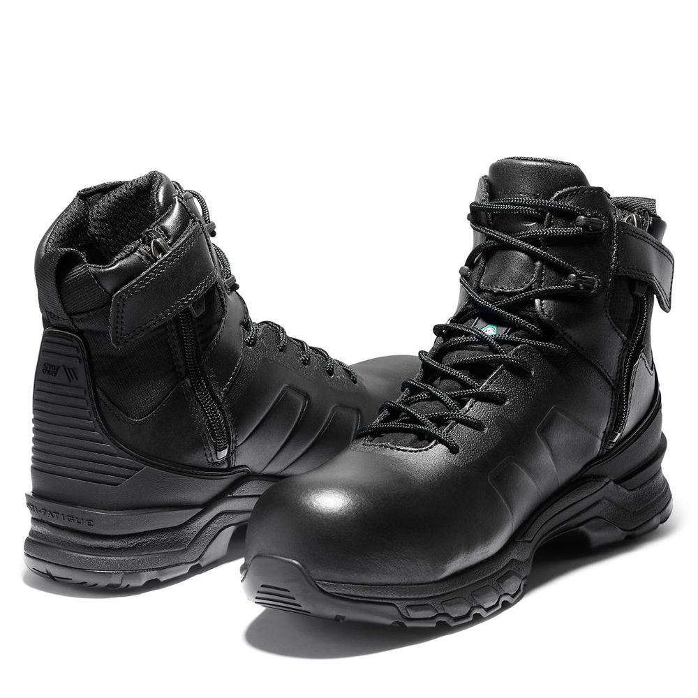 Bocanci De Muncă Timberland Barbati Negrii - Pro® Hypercharge 6\" Comp Toe - Romania - FMZDLY942